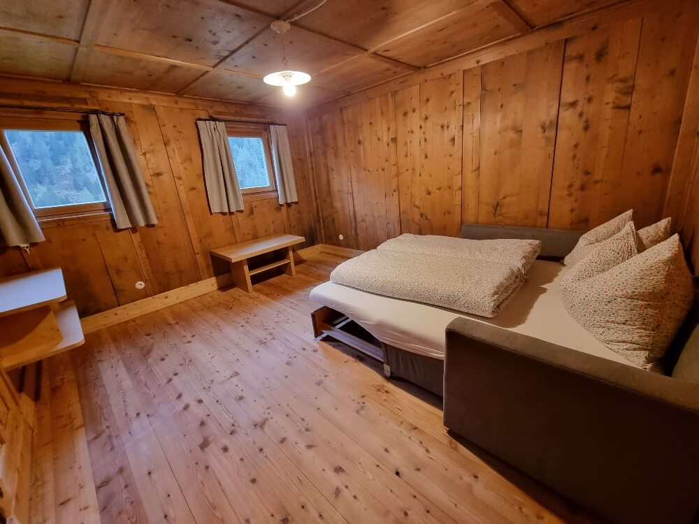 Mountain Chalet Englhof - Livingroom,  sofa bed